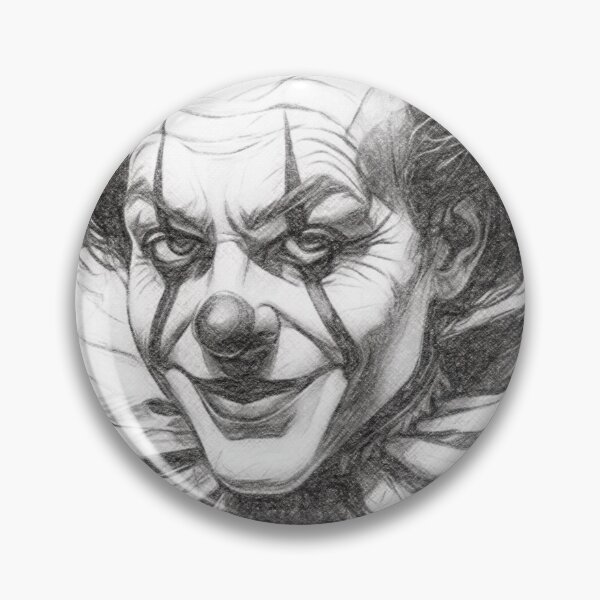 Item preview, Clown Pencil Sketch designed and sold by Leon Woods Pencil Art.