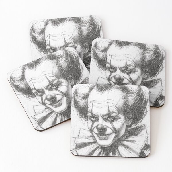 Item preview, Clown Pencil Sketch designed and sold by Leon Woods Pencil Art.