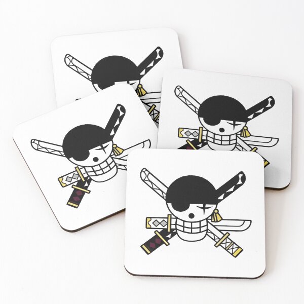 Item preview, Roronoa Zoro’s Blades Jolly Roger designed and sold by SacredRoses-Art.