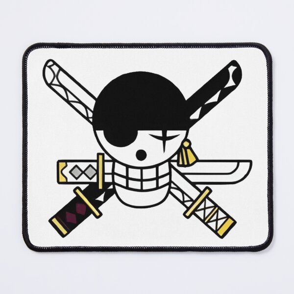 Item preview, Roronoa Zoro’s Blades Jolly Roger designed and sold by SacredRoses-Art.