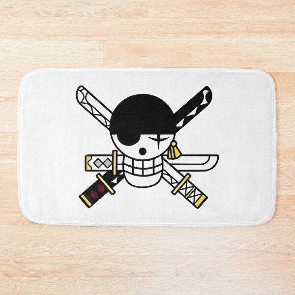 Item preview, Roronoa Zoro’s Blades Jolly Roger designed and sold by SacredRoses-Art.