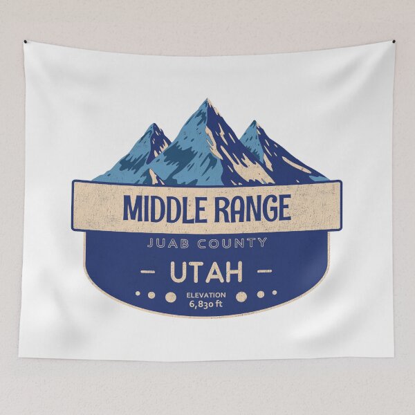 Item preview, Middle Range, Juab County, Utah, Mountain Design designed and sold by Wanderful-roads.