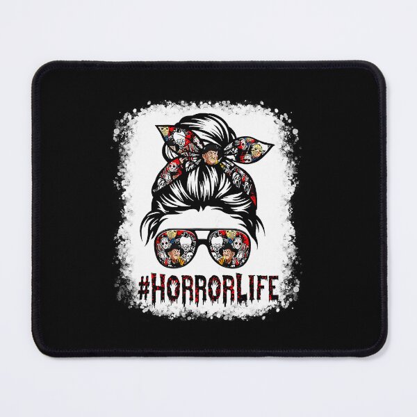 Item preview, Messy Bun Horror Life Horror Movie Horror Mom Halloween designed and sold by ijcebrsai96.