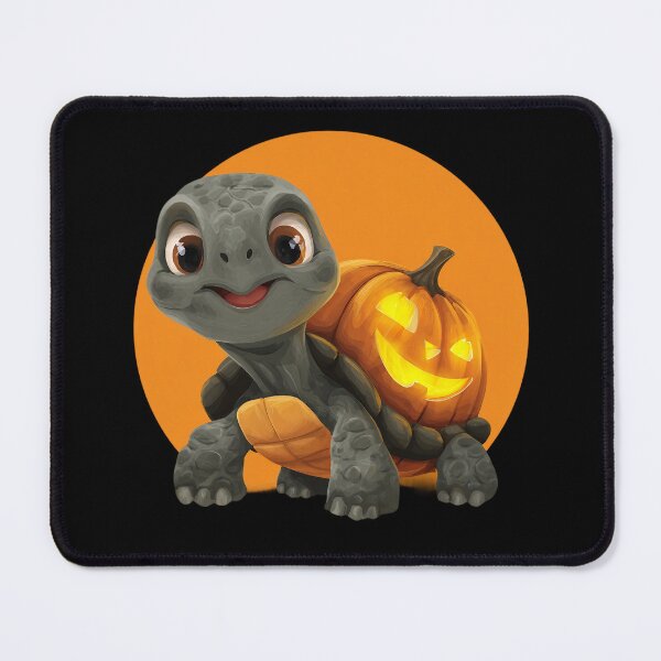 Item preview, Halloween Turtle – Cute Cartoon Turtle with Pumpkin designed and sold by Meiersbeste.