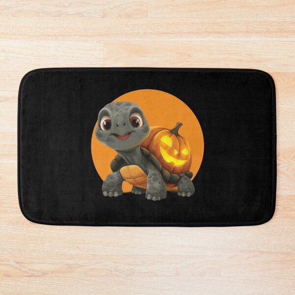 Item preview, Halloween Turtle – Cute Cartoon Turtle with Pumpkin designed and sold by Meiersbeste.