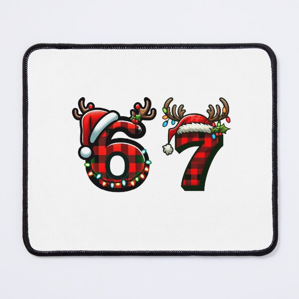 Item preview, Funny 67 Xmas Six Seven Meme Brainrot Christmas Pajamas designed and sold by ZANNIX.