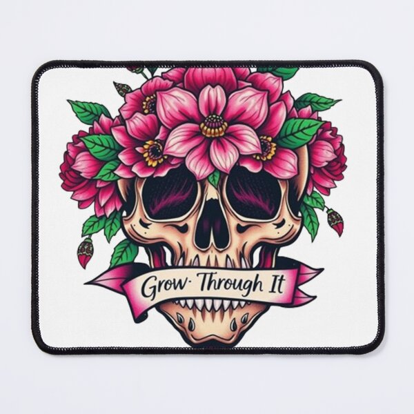 Item preview, Skull with Flowers Grow Through It designed and sold by NexaSpire.