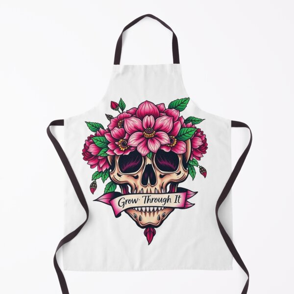 Item preview, Skull with Flowers Grow Through It designed and sold by NexaSpire.