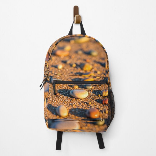 Item preview, "Rainbow Sands and Stones – Nature’s Beach Mosaic" designed and sold by PawPrintedArt.