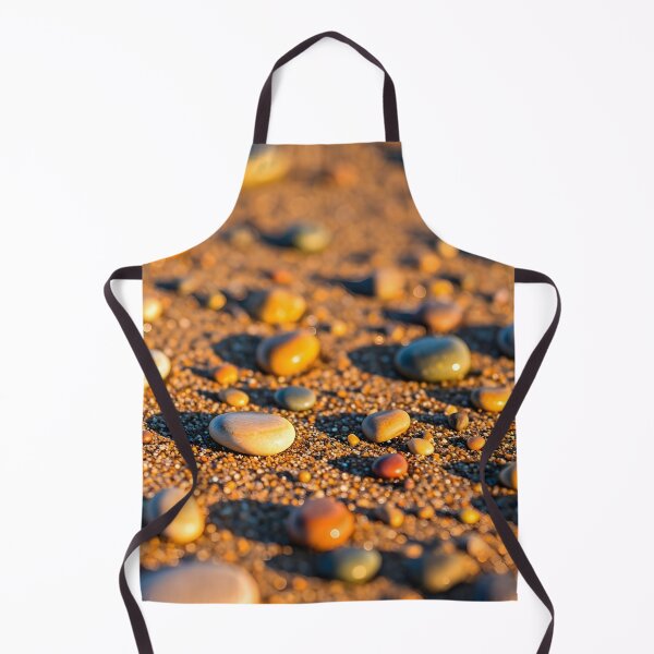 Item preview, "Rainbow Sands and Stones – Nature’s Beach Mosaic" designed and sold by PawPrintedArt.