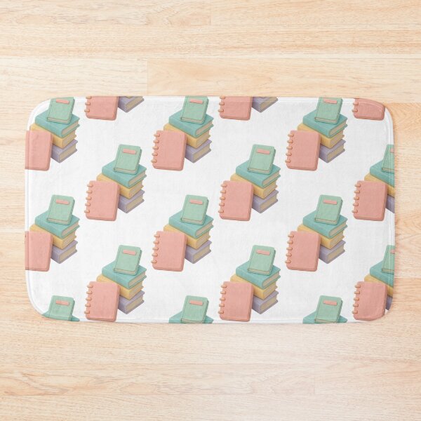 Item preview, Stack of pastel-colored notebooks and books for back to school, AI generated designed and sold by dvoevnore.