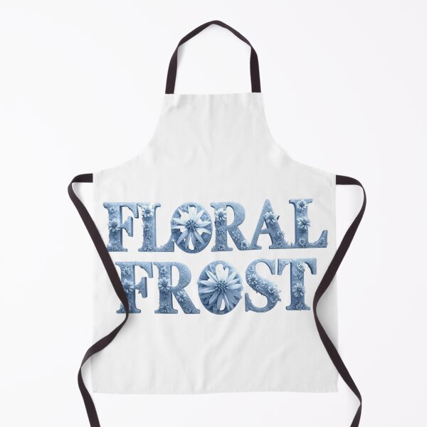 Item preview, Floral Frost - Icy Winter Typography Design designed and sold by SaadArtCo.