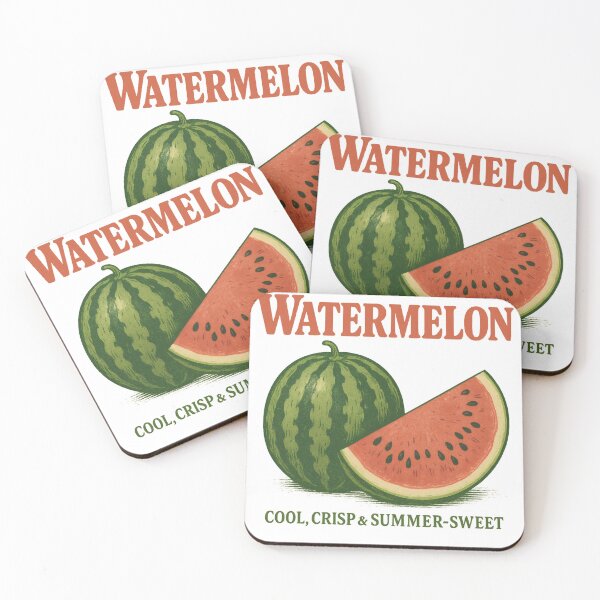 Item preview, Watermelon Cool Crisp and Summer Sweet | Juicy Refreshing Fruit | Tropical Summer Vibes | Fresh Seasonal Delight Design designed and sold by PaintedPixels01.