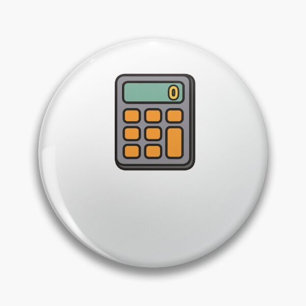 Item preview, Calculator isolated as png for back to school concept on transparent background, AI generated designed and sold by dvoevnore.