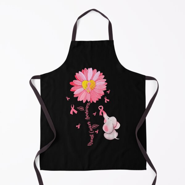 Item preview, Sunflower Pink Ribbon Elephant Breast Cancer Awareness Month designed and sold by ayvypauu48.