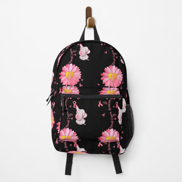 Item preview, Sunflower Pink Ribbon Elephant Breast Cancer Awareness Month designed and sold by ayvypauu48.