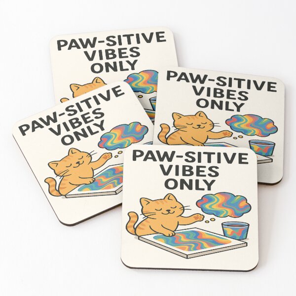 Item preview, Pawsitive vibes only designed and sold by PourtionOfArt.