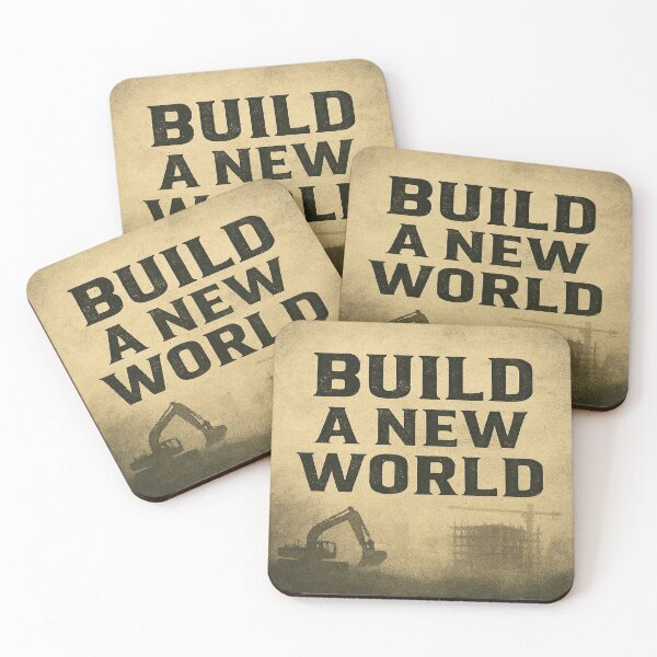 Item preview, Build a New World – Foggy Construction Site Design designed and sold by ZeMa-JA.