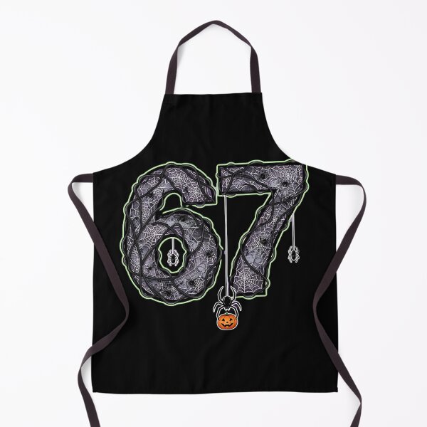 Item preview, Halloween 67 Number Spider Web Creepy Pumpkin Bat Design designed and sold by ArtDesignTp.