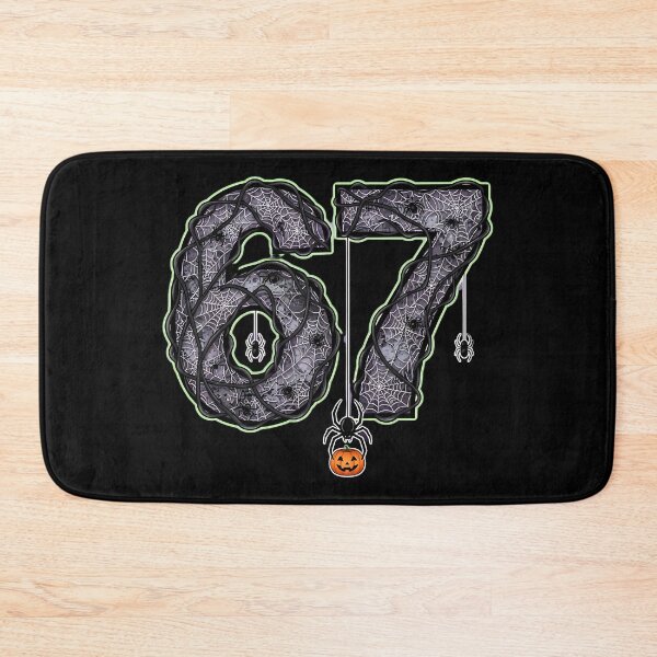 Item preview, Halloween 67 Number Spider Web Creepy Pumpkin Bat Design designed and sold by ArtDesignTp.