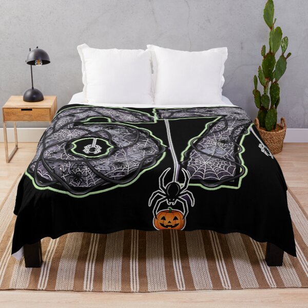 Item preview, Halloween 67 Number Spider Web Creepy Pumpkin Bat Design designed and sold by ArtDesignTp.