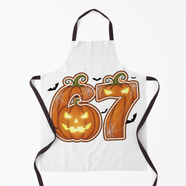 Item preview, Halloween 67 Number Pumpkin Jack O Lantern Spooky Bat Design designed and sold by ArtDesignTp.