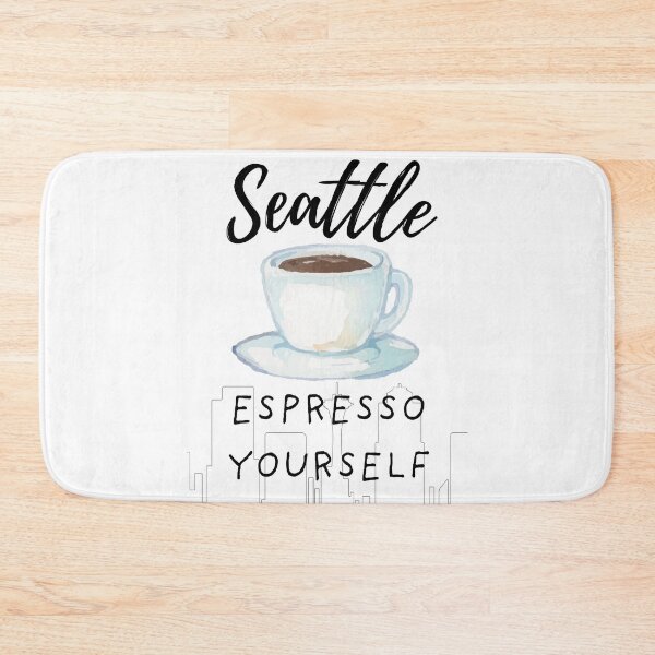 Item preview, Seattle– Espresso Yourself Tee designed and sold by GiggleDesign.