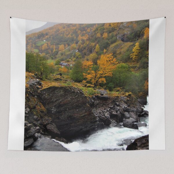 Item preview, Waterfall Flamsdalen Valley Flam Norway Scandinavia designed and sold by AndyEvansPhotos.
