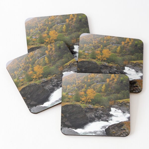 Item preview, Waterfall Flamsdalen Valley Flam Norway Scandinavia designed and sold by AndyEvansPhotos.
