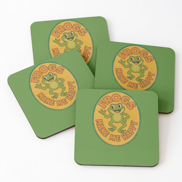 Item preview, Frogs Make me Happy designed and sold by FrictionMaxxing.