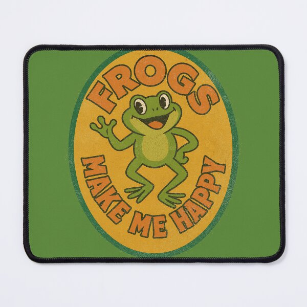 Item preview, Frogs Make me Happy designed and sold by FrictionMaxxing.