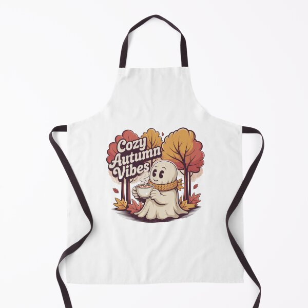 Item preview, Your New Favorite: Cozy Ghost Sipping Pumpkin Spice Latte | Autumn Forest Tee designed and sold by Clothesbest.