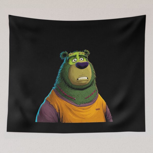 Item preview, Halloween Bear – Funny Cartoon Bear as Frankenstein Monster designed and sold by Meiersbeste.