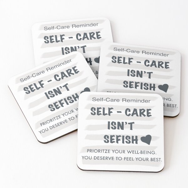 Item preview, “Self Care Isn’t Selfish – Positive Affirmation Quote Design” designed and sold by Skides04.