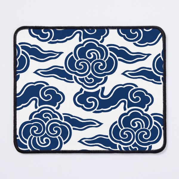 Item preview, Akatsuki Clouds – Japanese Cloud Pattern | Indigo Blue designed and sold by tokomoroJP.