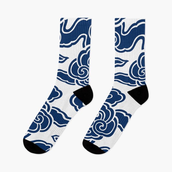 Item preview, Akatsuki Clouds – Japanese Cloud Pattern | Indigo Blue designed and sold by tokomoroJP.