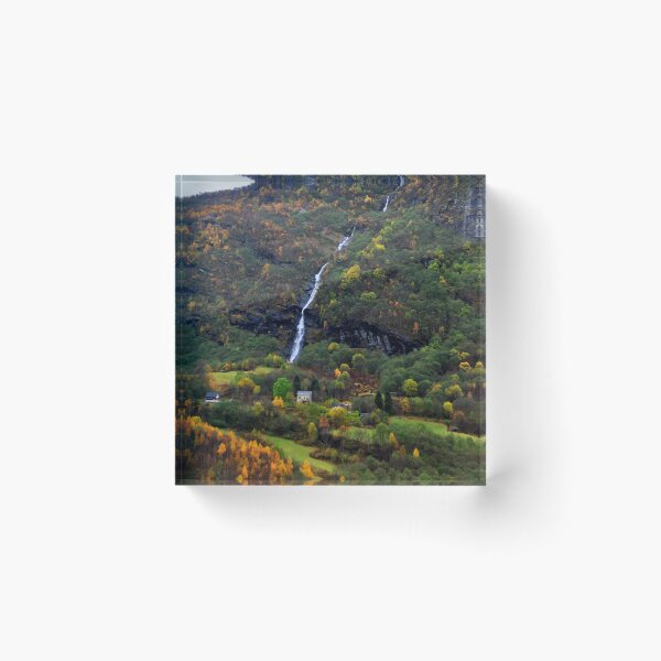 Item preview, Waterfall Flamsdalen Valley Flam Norway Scandinavia designed and sold by AndyEvansPhotos.