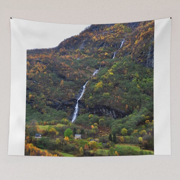 Item preview, Waterfall Flamsdalen Valley Flam Norway Scandinavia designed and sold by AndyEvansPhotos.