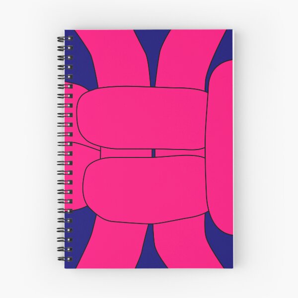 Item preview, Pink-Black on Purple - Right Facing Square Knot designed and sold by Kate Anderson Art.