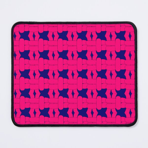 Item preview, Pink-Black on Purple - Right Facing Square Knot designed and sold by Kate Anderson Art.
