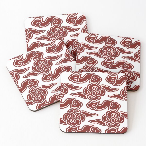 Item preview, Akatsuki Clouds – Japanese Cloud Pattern | Shakudo Red Copper designed and sold by tokomoroJP.