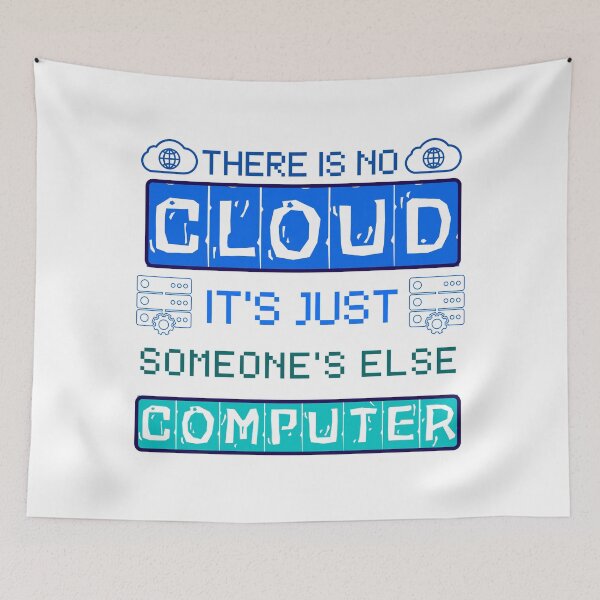 Item preview, Funny No Cloud Computer Joke designed and sold by NxtGenDesigns.