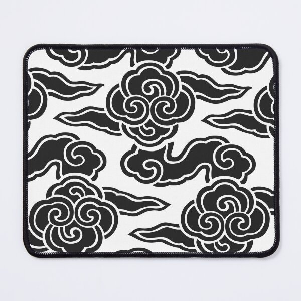 Item preview, Akatsuki Clouds – Japanese Cloud Pattern | Sumi Black designed and sold by tokomoroJP.
