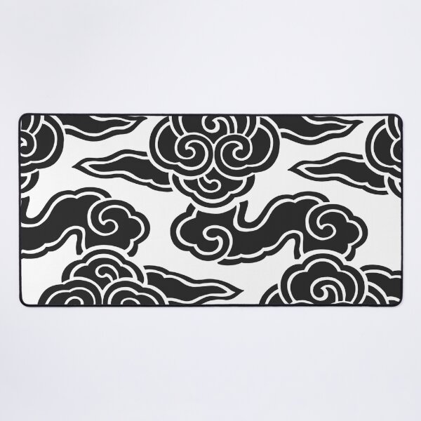 Item preview, Akatsuki Clouds – Japanese Cloud Pattern | Sumi Black designed and sold by tokomoroJP.