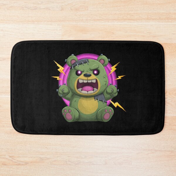 Item preview, Halloween Bear – Cute Chubby Cartoon Bear in Frankenstein Look designed and sold by Meiersbeste.