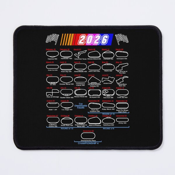 Item preview, Schedule Nascar Cup Series 2026 designed and sold by ideasfinder.