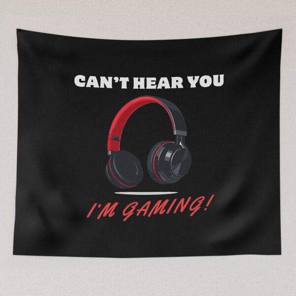 Item preview, Can't Hear You I'm Gaming - Gamer Accessories T-Shirt Men Women designed and sold by TTT-Funny-Shop.
