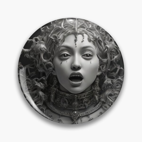 Item preview, Screaming Faces Horror Collar designed and sold by Antik by Schulz.