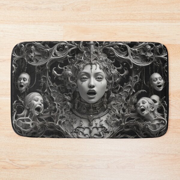 Item preview, Screaming Faces Horror Collar designed and sold by Antik by Schulz.