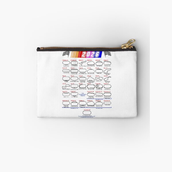 Item preview, Schedule Nascar Cup Series 2026 white designed and sold by ideasfinder.